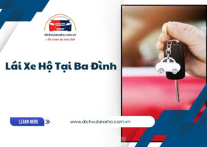 Lái xe hộ tại ba đình