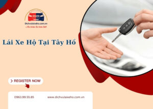 Lái xe hộ tại tây hồ